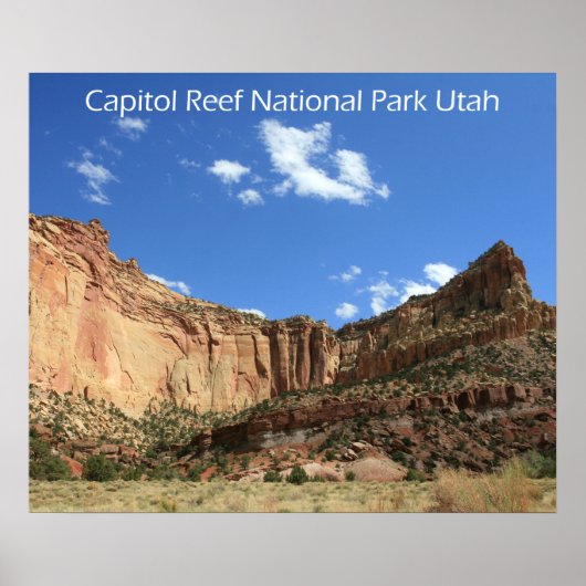 Capitol Reef National Park Poster (Voorkant)