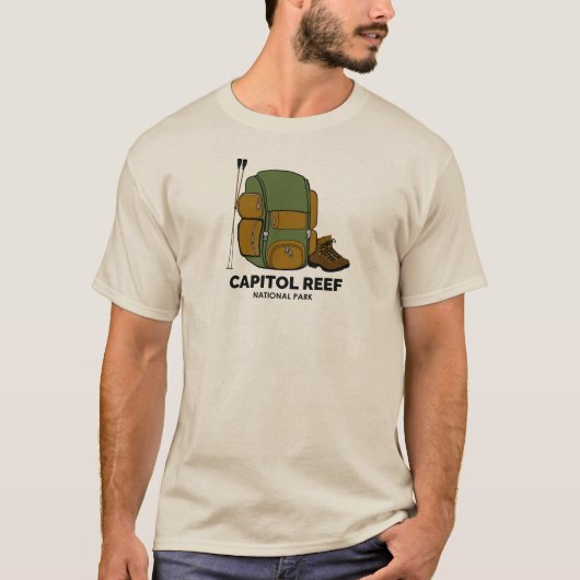 Capitol reef National Park rugzak T-shirt (Voorkant)