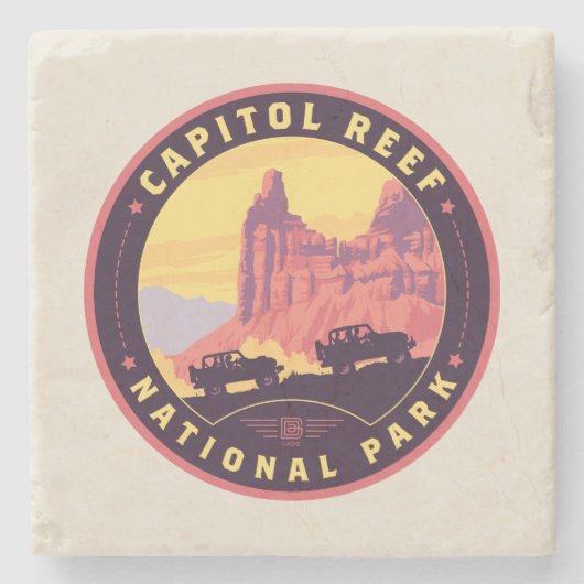 Capitol Reef National Park Stenen Onderzetter (Voorkant)