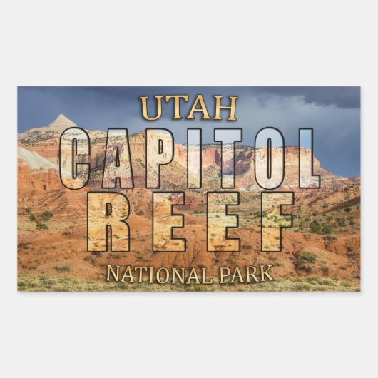Capitol Reef National Park Stickers (Voorkant)