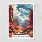Capitol Reef National Park, Utah Verenigde Staten Briefkaart (Voorkant)