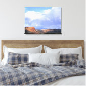 Capitol Reef National Park, Utah. VS. Cumulus Canvas Afdruk (Insitu (Slaapkamer))