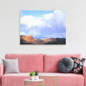 Capitol Reef National Park, Utah. VS. Cumulus Canvas Afdruk (Insitu (Woonkamer))