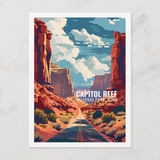 Capitol Reef National Park, Verenigde Staten Briefkaart (Voorkant)