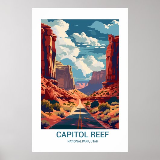 Capitol Reef National Park, Verenigde Staten Poster (Voorkant)