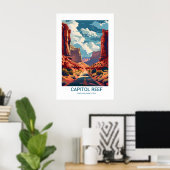 Capitol Reef National Park, Verenigde Staten Poster (Thuiskantoor)