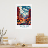 Capitol Reef National Park, Verenigde Staten Poster (Keuken)
