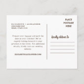 Capitol Reef NP Utah Woestijn Waterverf Bruiloft Briefkaart (Achterkant)