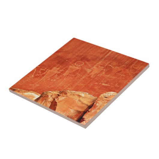 Capitol reef Petroglyphs Tegeltje (Zijkant)