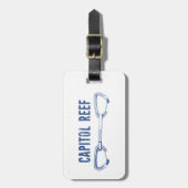 Capitol Reef Rock-klimmer Bagagelabel (Voorkant verticaal)