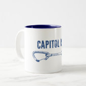 Capitol Reef Rock-klimmer Tweekleurige Koffiemok (Voorkant links)