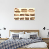 Capitol, Richmond Libby gevangenis Canvas Afdruk (Insitu (Slaapkamer))