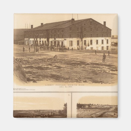 Capitol, Richmond Libby gevangenis Magneet (Voorkant)