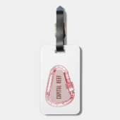 Capitol rif klimmer van karabiner bagagelabel (Achterkant verticaal)