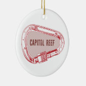 Capitol rif klimmer van karabiner keramisch ornament (Rechts)