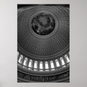 Capitol Rotunda B&W Poster (Voorkant)