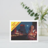 Capitol St. at Night, Jackson MS  Briefkaart (Staand voorkant)