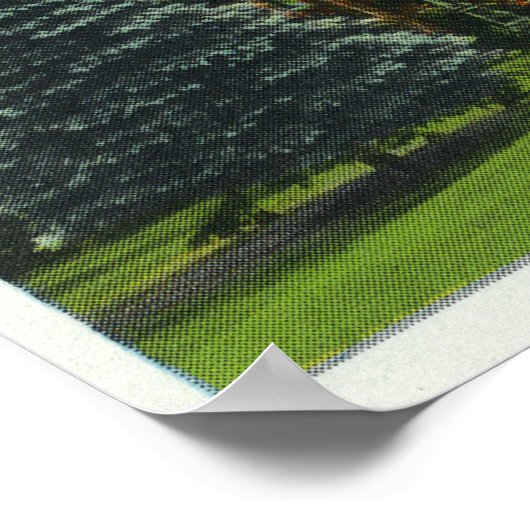 Capitol Stapt Uitzicht van het State Park Poster (Hoek)