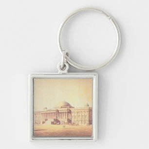 Capitol van de Verenigde Staten, gegraveerd door Sleutelhanger