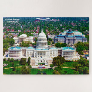 Capitol van Washington. Jigzaag Puzzle Legpuzzel