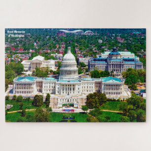 Capitol van Washington. Jigzaag Puzzle Legpuzzel