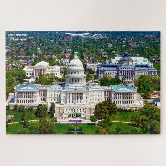 Capitol van Washington. Jigzaag Puzzle Legpuzzel (Horizontaal)
