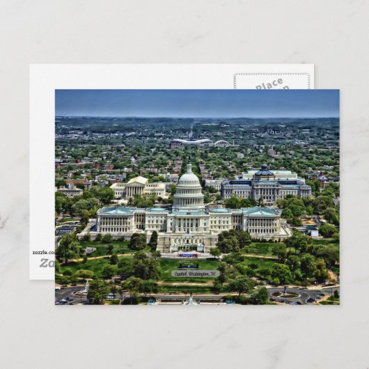 Capitol Verenigde Staten Briefkaart (Voorkant / Achterkant)