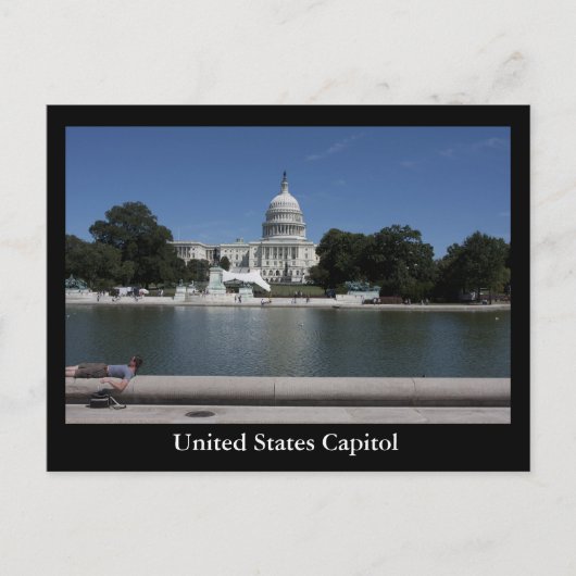 Capitol Verenigde Staten Briefkaart (Voorkant)