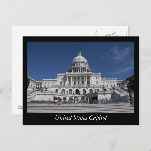 Capitol Verenigde Staten Briefkaart (Voorkant / Achterkant)
