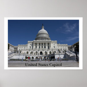 Capitol Verenigde Staten Poster