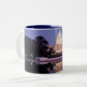 Capitol Verenigde Staten Tweekleurige Koffiemok (Voorkant links)