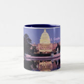 Capitol Verenigde Staten Tweekleurige Koffiemok (Center)