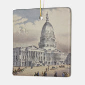 Capitol Washinton DC Verenigde Staten Keramisch Ornament (Links)