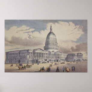 Capitol Washinton DC Verenigde Staten Poster