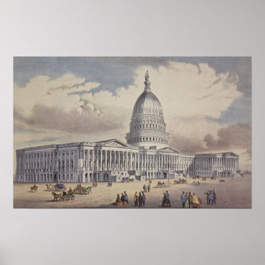 Capitol Washinton DC Verenigde Staten Poster (Voorkant)
