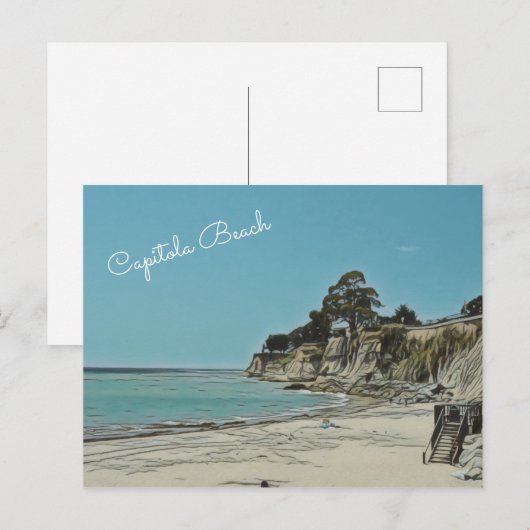 Capitola Beach  Briefkaart (Voorkant / Achterkant)