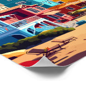 Capitola Beach California Verenigde Staten vintage Poster (Hoek)