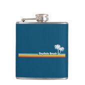 Capitola Beach, Californië Heupfles (Voorkant)