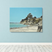 Capitola Beach Canvas Print (Insitu (Houten vloer))