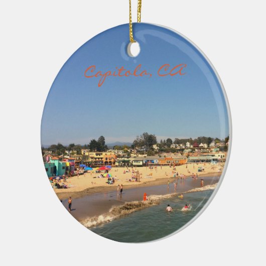 Capitola, CA kerstversiering Keramisch Ornament (Links)