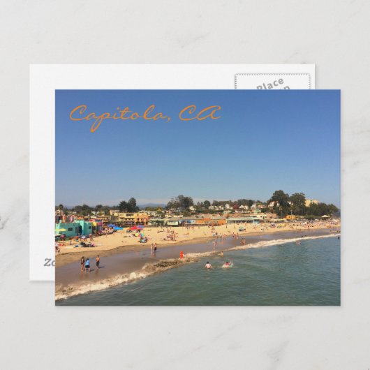 Capitola, CA Postcard Briefkaart (Voorkant / Achterkant)
