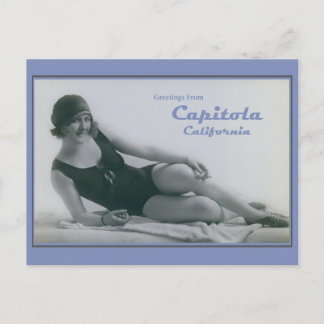 Capitola California Bathing Beauty  Briefkaart