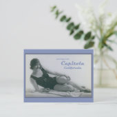 Capitola California Bathing Beauty  Briefkaart (Staand voorkant)