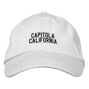 Capitola California Hoed Geborduurde Pet