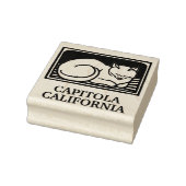 Capitola California kat kunst Rubberstempel (Stempel)