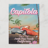 Capitola California Vintage-poster Briefkaart (Voorkant)