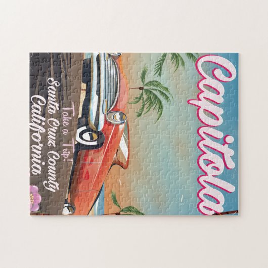 Capitola California Vintage-poster Legpuzzel (Horizontaal)