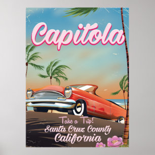 Capitola California Vintage-poster Poster