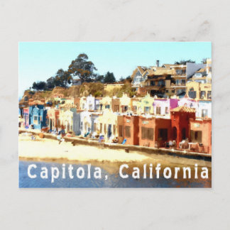 Capitola-Californië Briefkaart