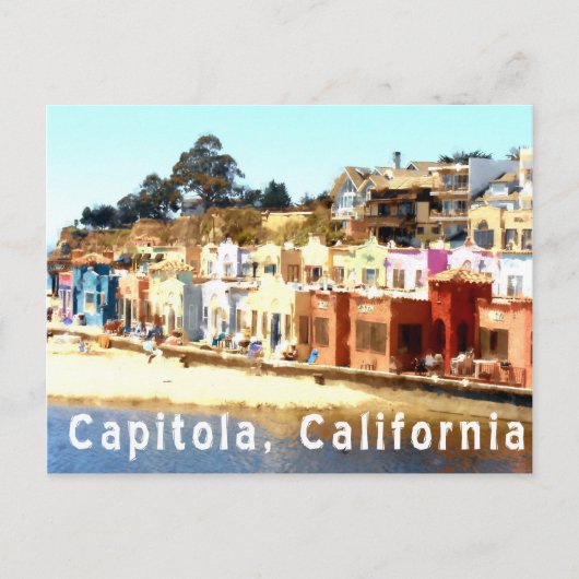 Capitola-Californië Briefkaart (Voorkant)